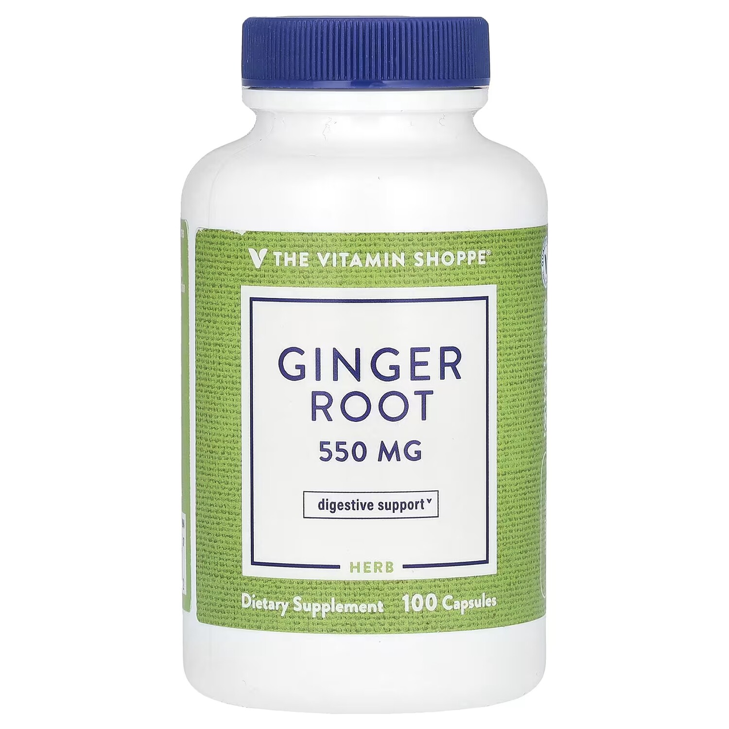 

Корень имбиря The Vitamin Shoppe 550 мг, 100 капсул