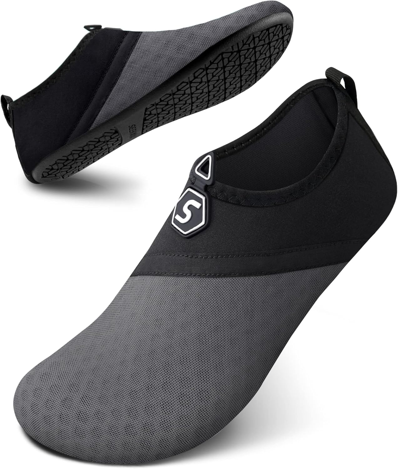 

Водные тапочки SEEKWAY, быстросохнущие акваноски, обувь для босых ног, легкое надевание, для пляжа, бассейна, плавания, реки, йоги, озера, серфинга, для женщин и мужчин, черные SK001
