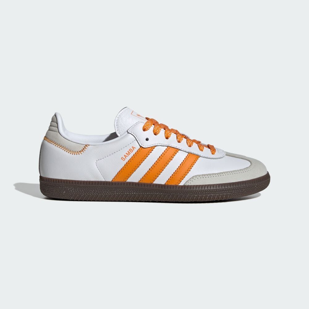 

Кроссовки Adidas SAMBA OG, цвет White/Eqt Orange/Off White