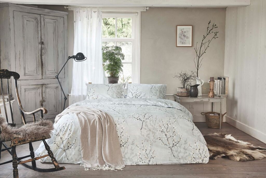 

Постельное белье Walra Winter Twigs Grey - 135x200 см