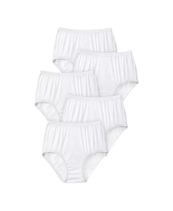 

Женские полные нейлоновые трусы 5 штук Comfort Choice, белый