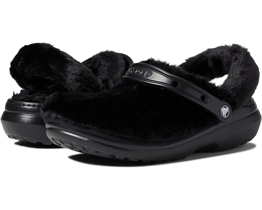 

Сабо Crocs Classic Fur Sure, черный