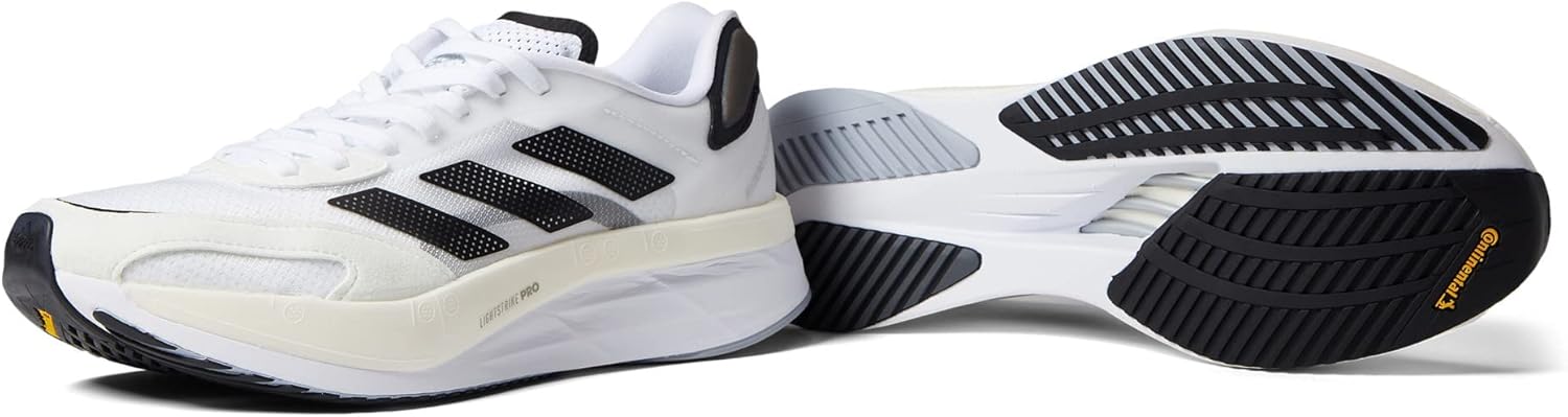 

Мужские беговые кроссовки adidas Adizero Boston 10, белый/черный