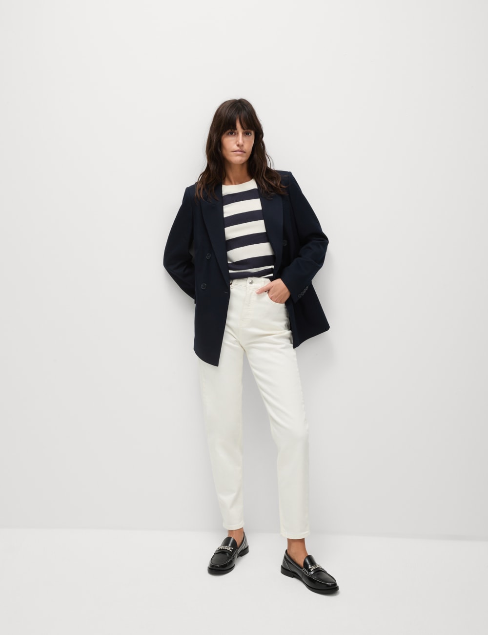 

Джинсы для мам Marks & Spencer, экрю