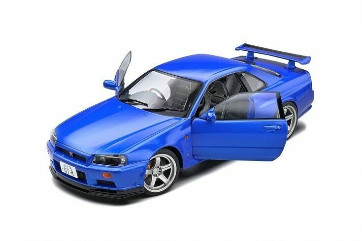 

Solido Nissan Skyline (R34) GT-R Bayside Blu 1:18 1804306