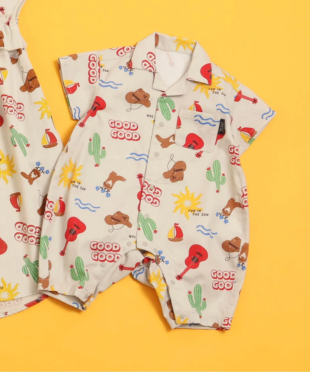 Ромпер Breeze Chef Shirt All-over Pattern