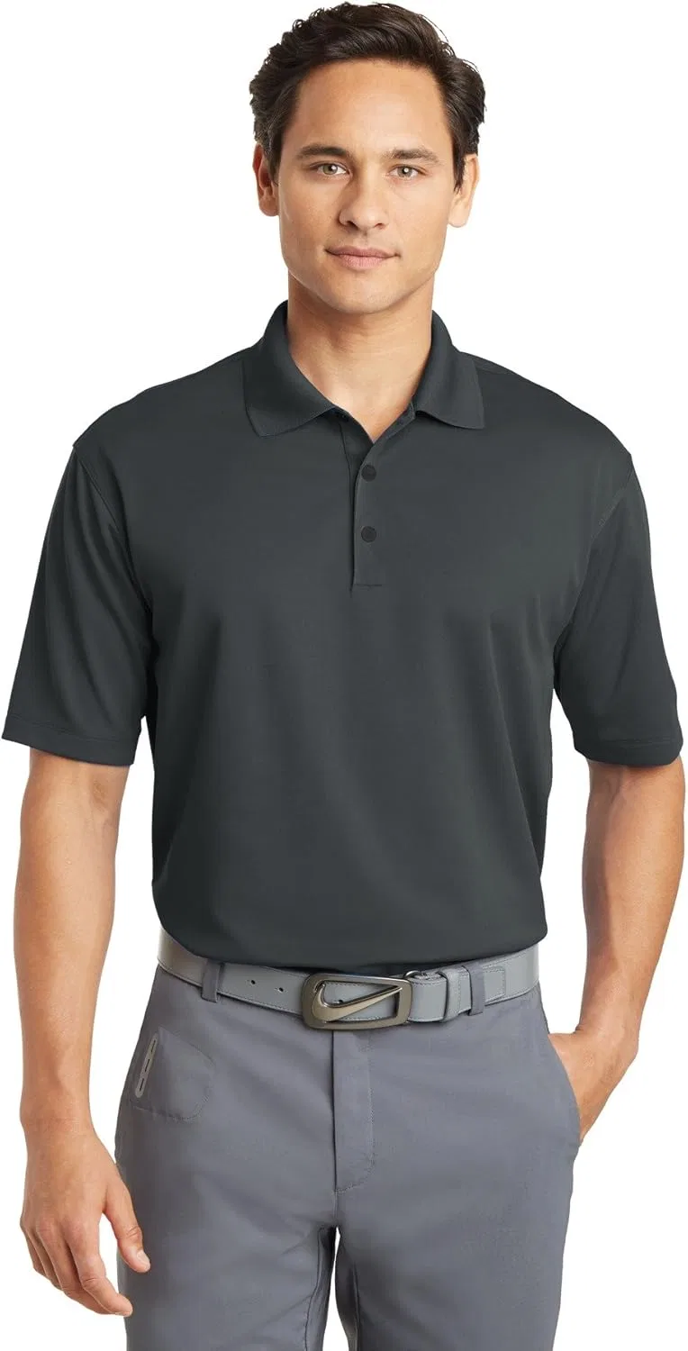 Поло Nike Dri-FIT Micro Pique, цвет Anthracite