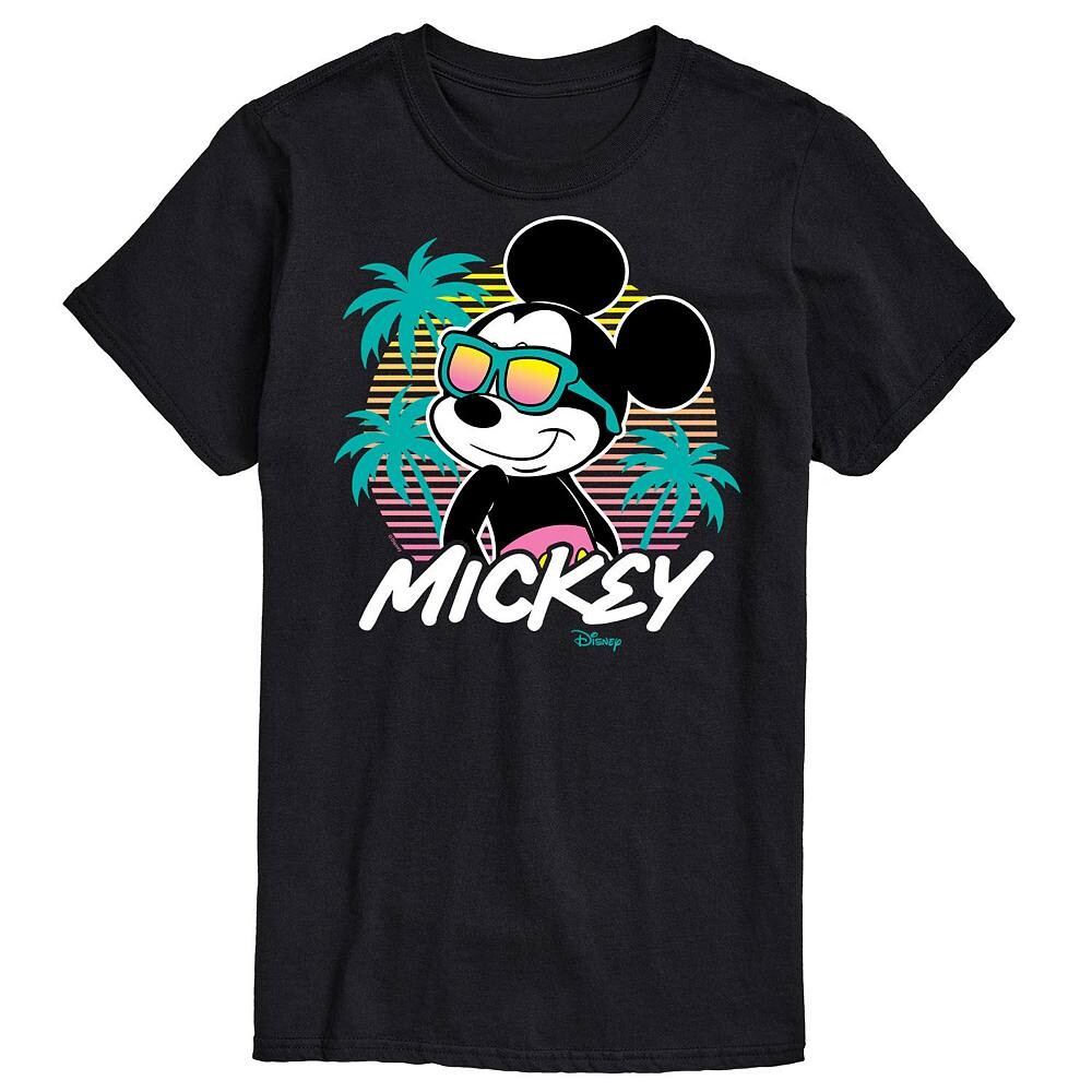 

Футболка Disney's Mickey Mouse Big & Tall с рисунком заката, черный