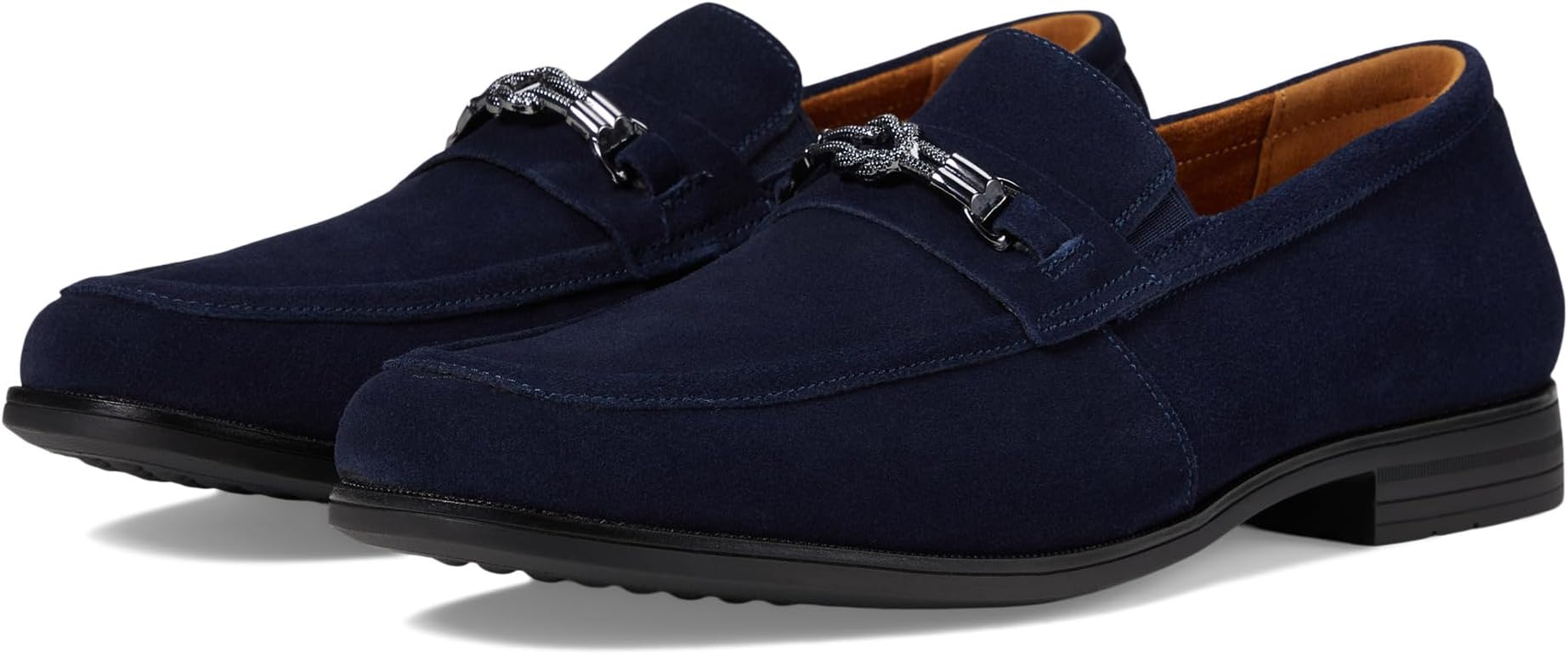 

Лоферы Stacy Adams Ravelle Moc Toe Bit Slip-On, цвет Navy Suede