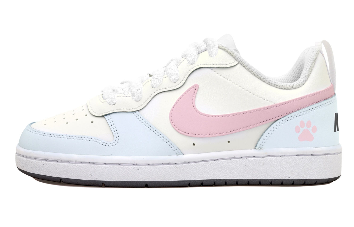 

Nike Court Borough Synthetic Leather Cushioning, Wear Resistant Low top Kids' Skateboarding Shoes Ecru Teenagers