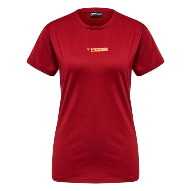 

Женская мультиспортивная футболка Hmloffgrid Tee Wo HUMMEL, цвет rot