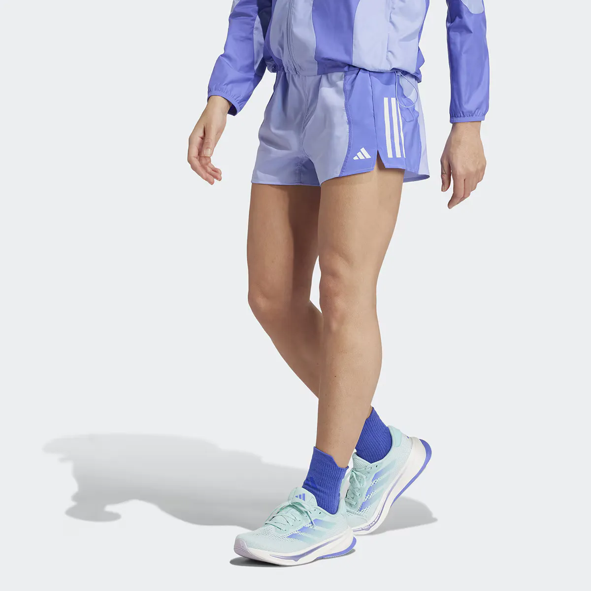 

Женские Own The Run Base Aeroready Шорты Adidas, синий