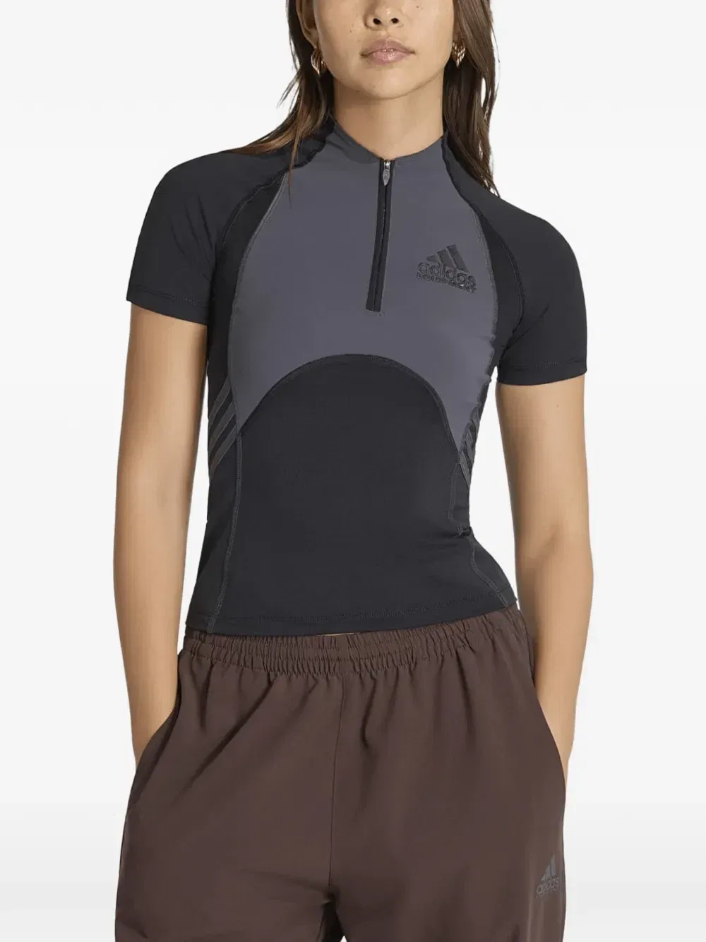 Футболка adidas Equipment из панелей, черный