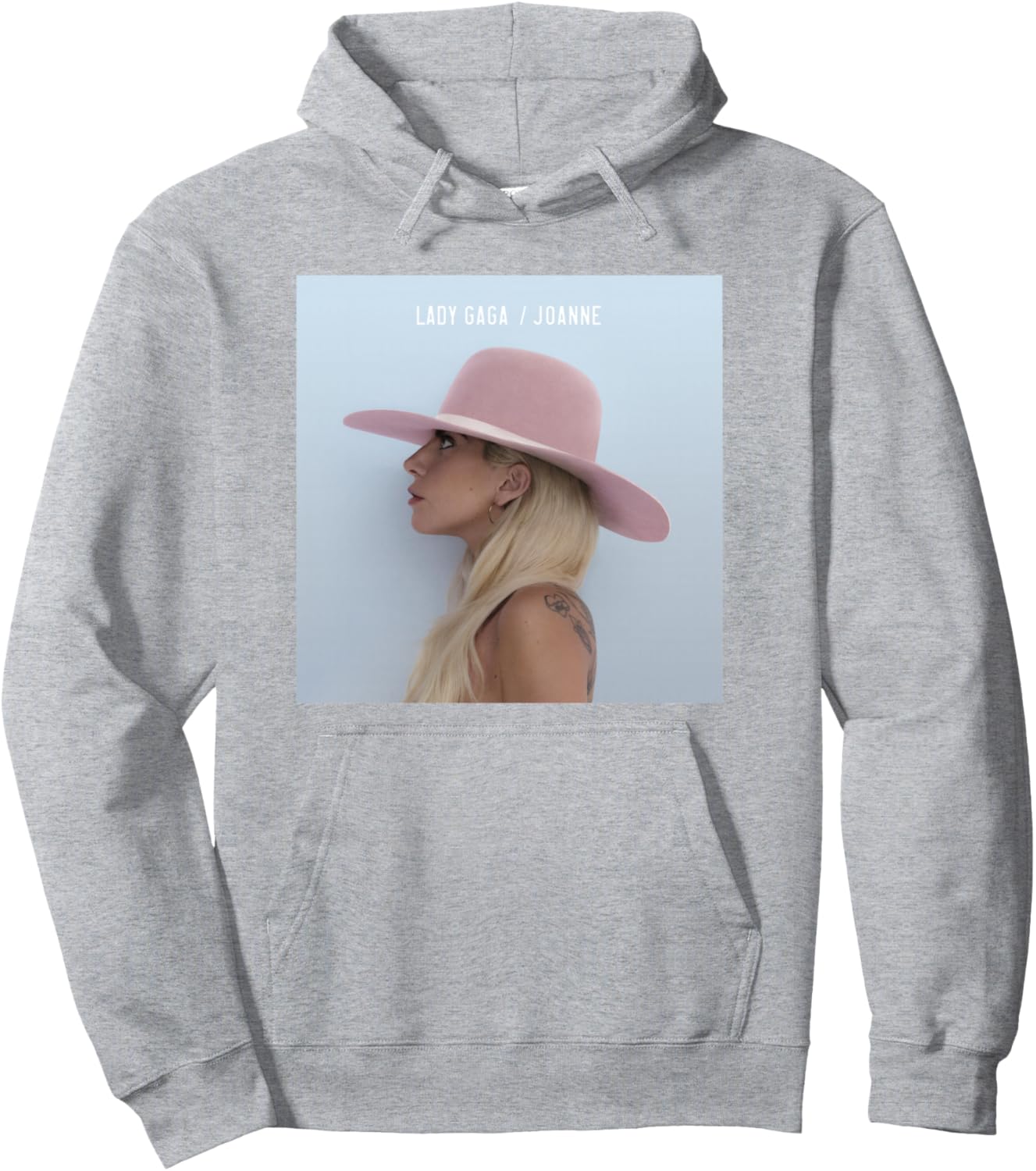 

Официальная толстовка Lady Gaga с обложкой альбома Joanne, серая, Серый, Официальная толстовка Lady Gaga с обложкой альбома Joanne, серая