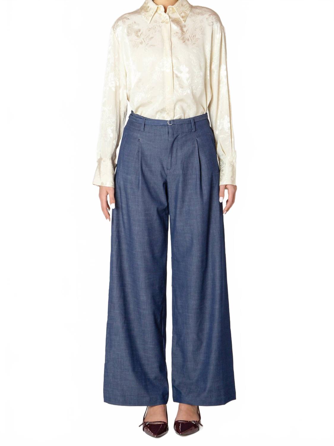 

Dex Широкие брюки Midtown темно-синего цвета