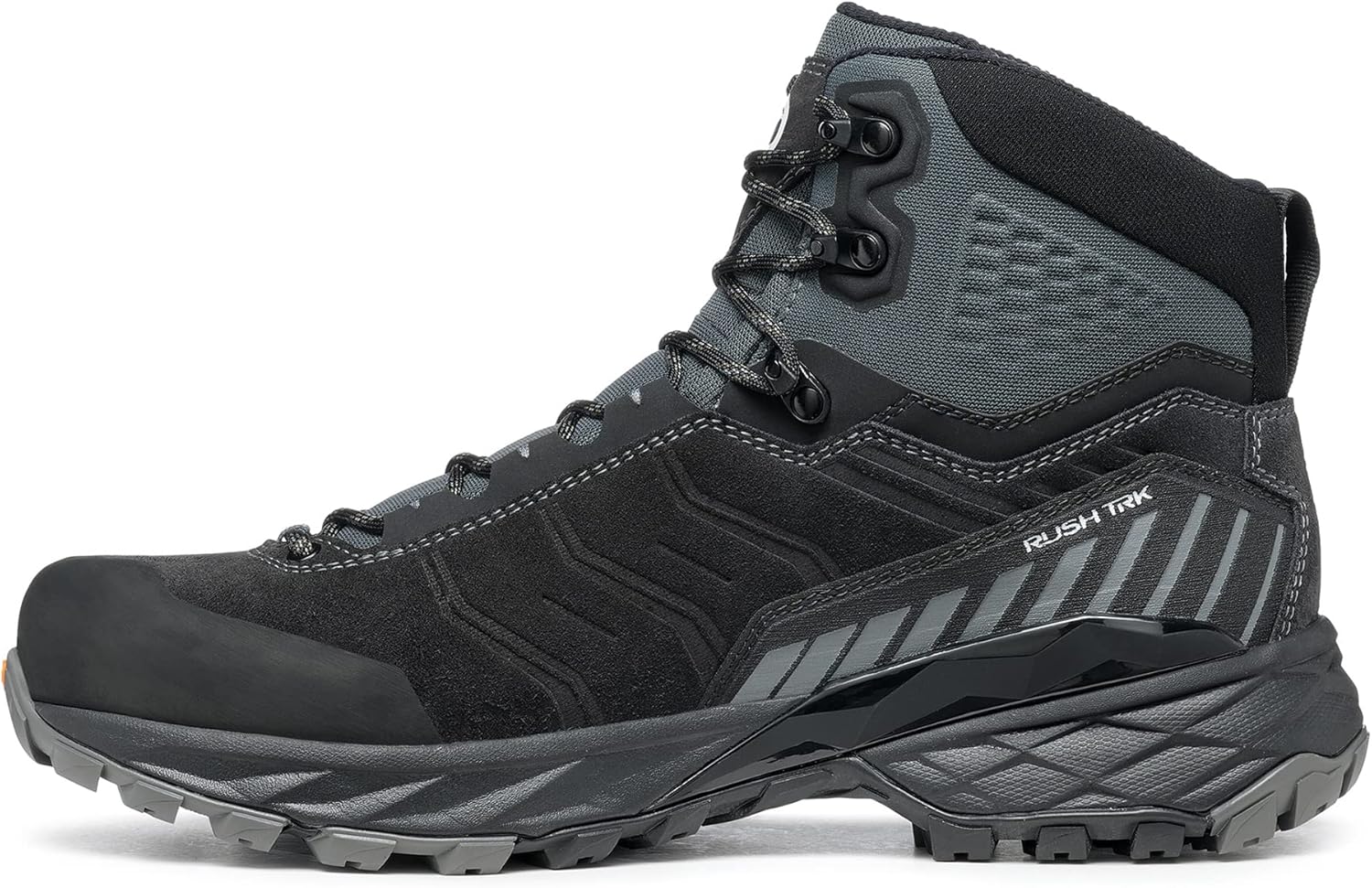 Мужские походные ботинки SCARPA Rush TRK GTX с водонепроницаемой мембраной Gore-Tex, легкие, черный — фото 3