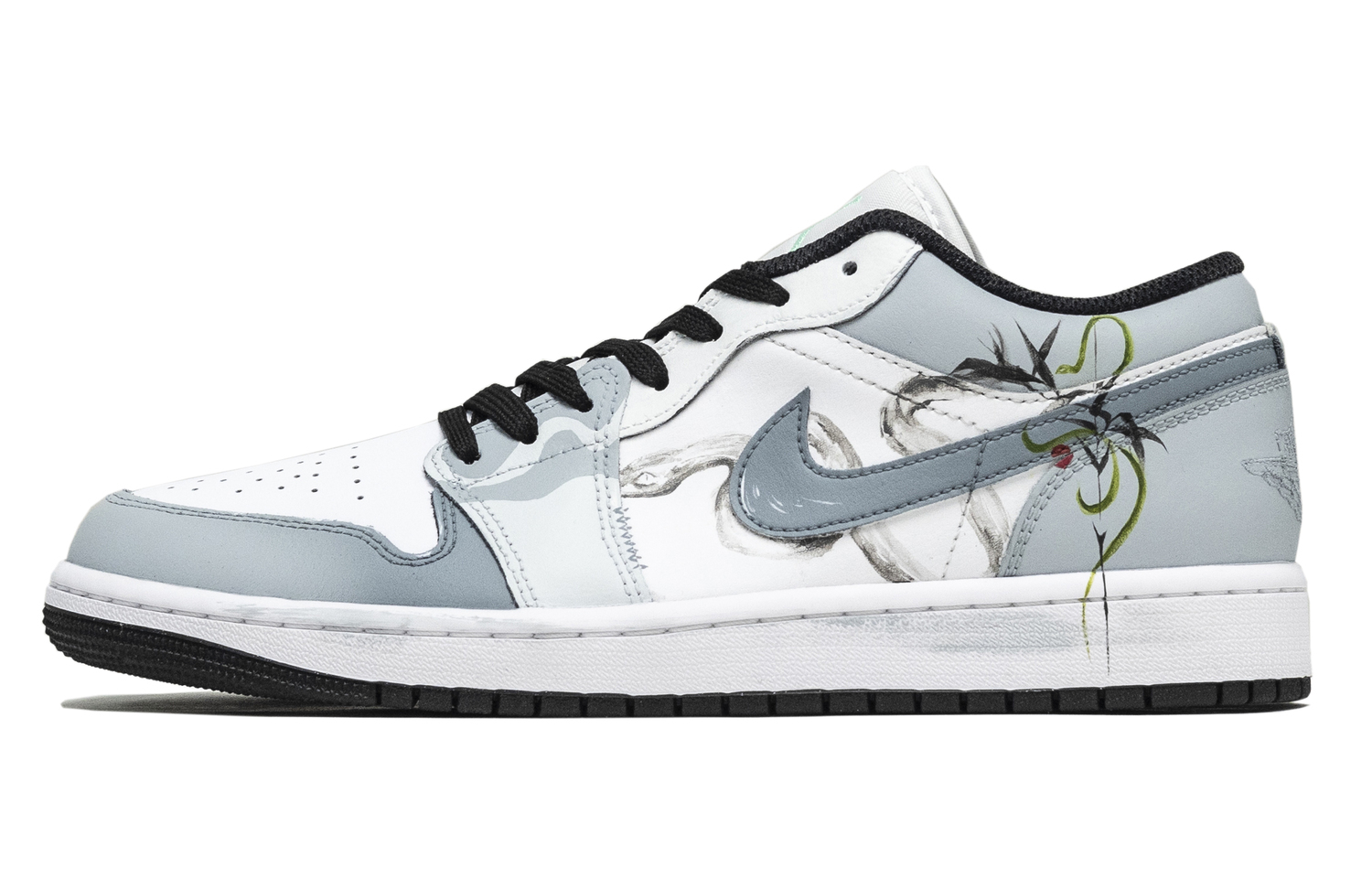 

Jordan Эйр 1 Уникальная Инновация Противоскользящие Износостойкие Низкие Винтажные Баскетбольные Кроссовки Мужские Серо-Голубые, цвет Gray Blue