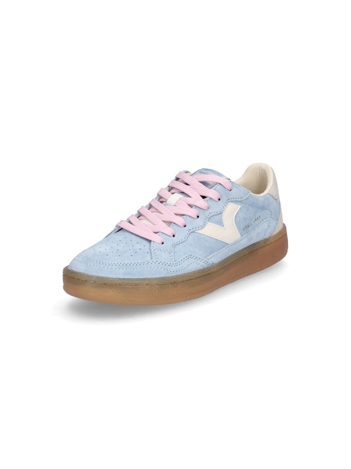 Кроссовки на шнуровке Victoria Shoes, светло-синий