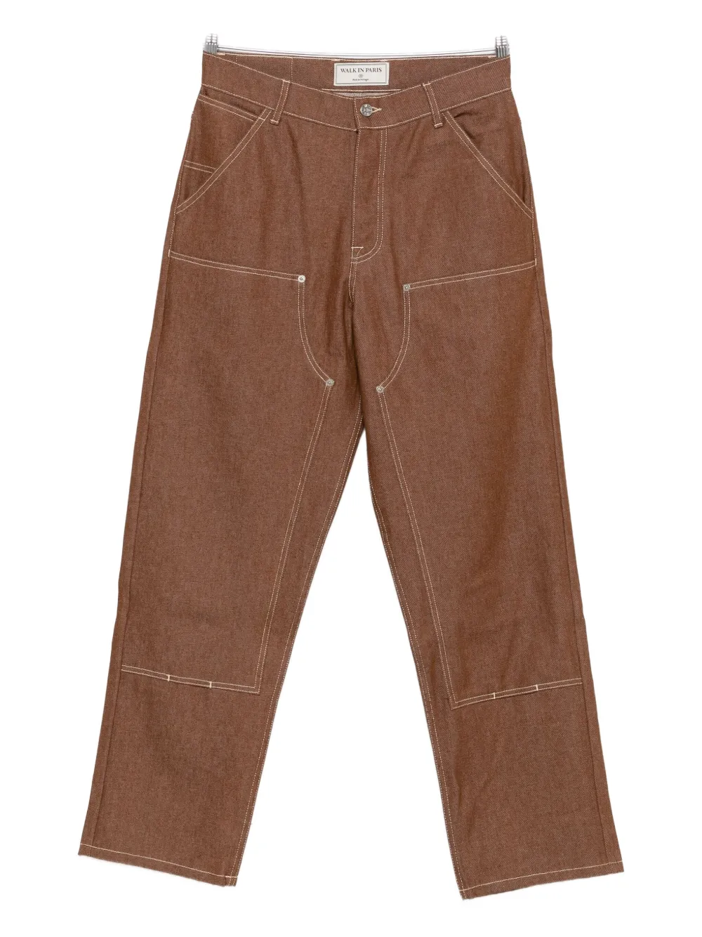 

Джинсы с двойными коленями Walk In Paris, коричневый