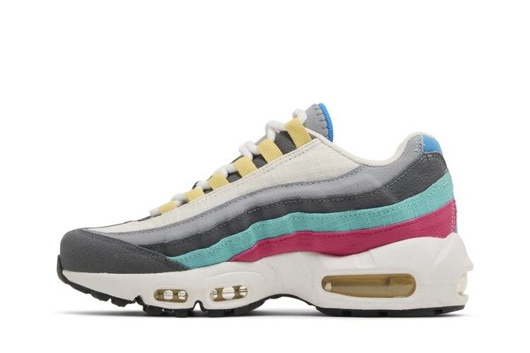 Кроссовки Nike Air Max 95 Recraft SE GS, серый — фото 3