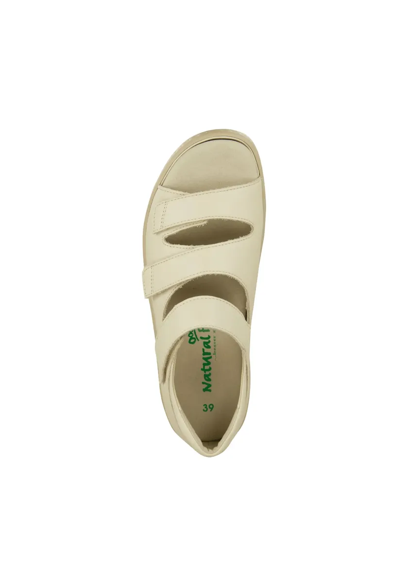Сандалии Natural Feet "Касабланка" из гладкой кожи, бежевый — фото 3
