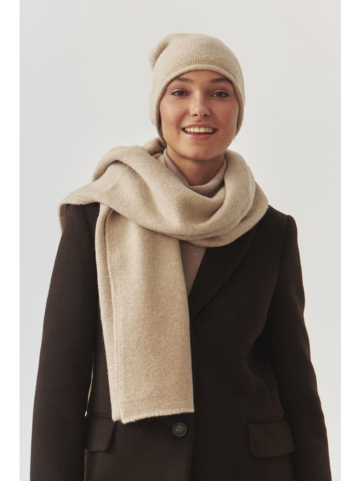 

TATUUM Шарф "Дена" бежевого цвета - (Д)170 x (Ш)50 см