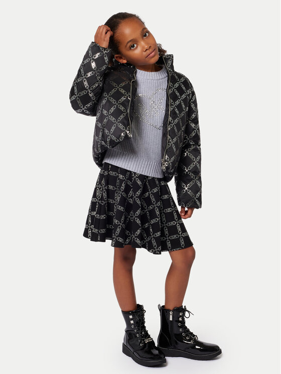 Свитер обычного кроя R30162 M Michael Kors Kids, серый — фото 4