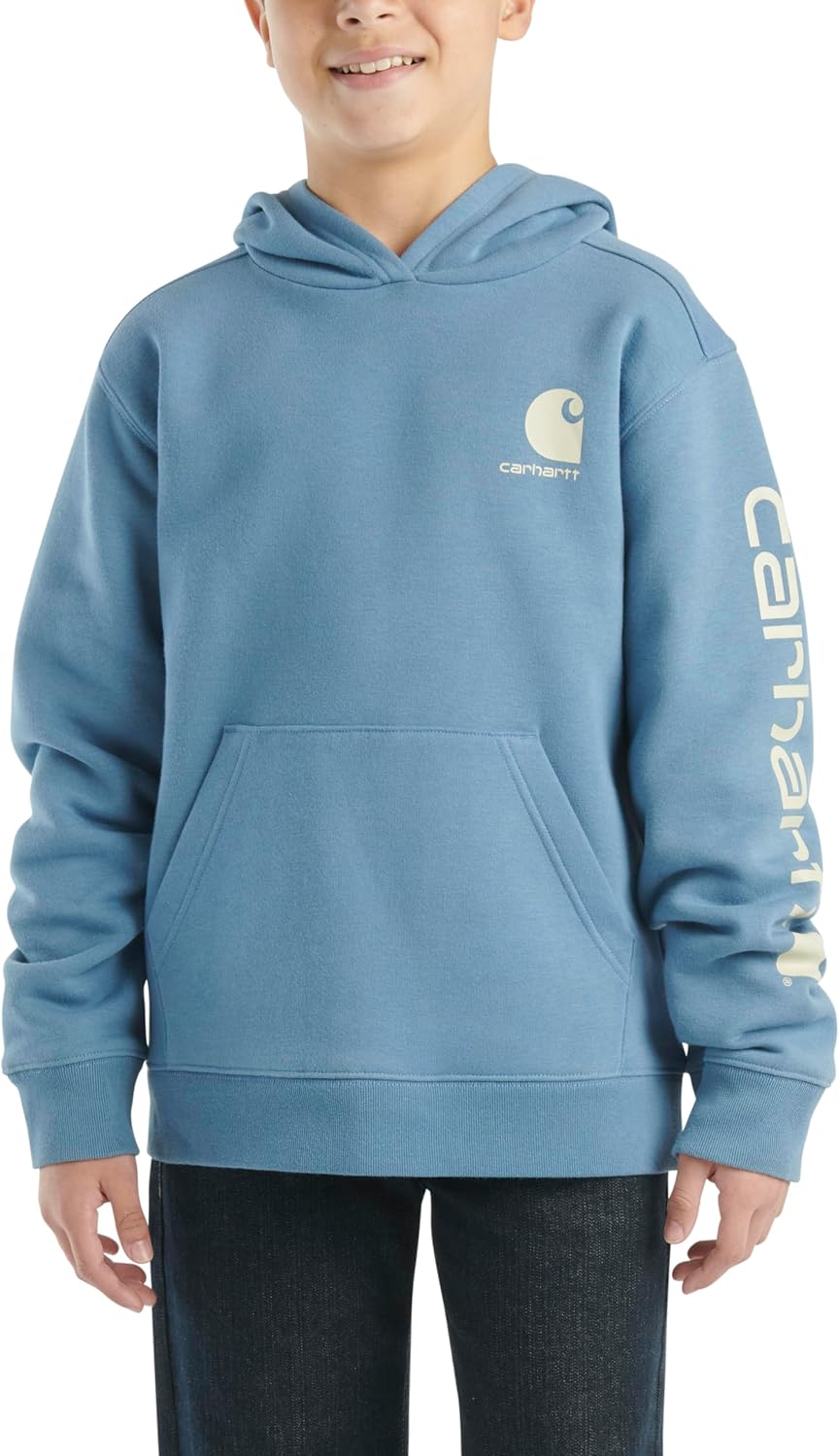 

Carhartt мальчиков худи с длинным рукавом, Coronet Blue