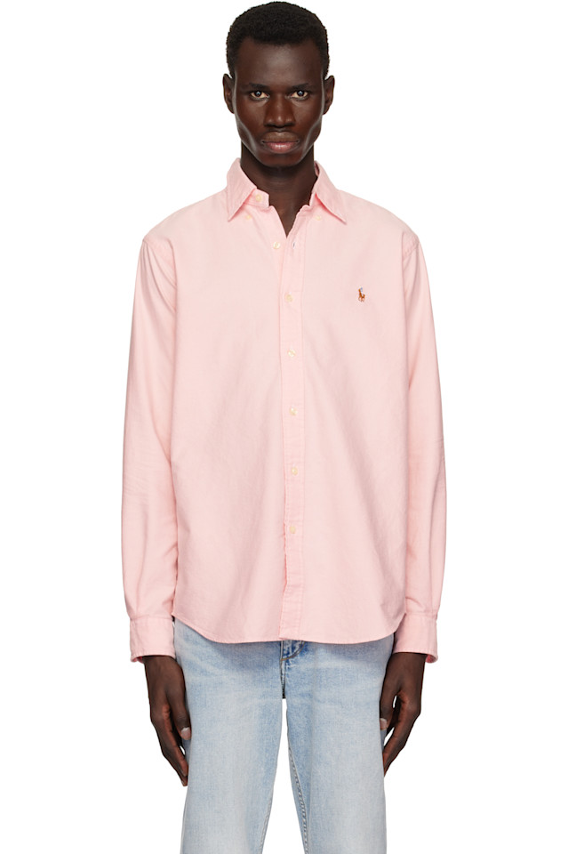 

Классическая рубашка 'The Iconic Oxford' Polo Ralph Lauren, розовый
