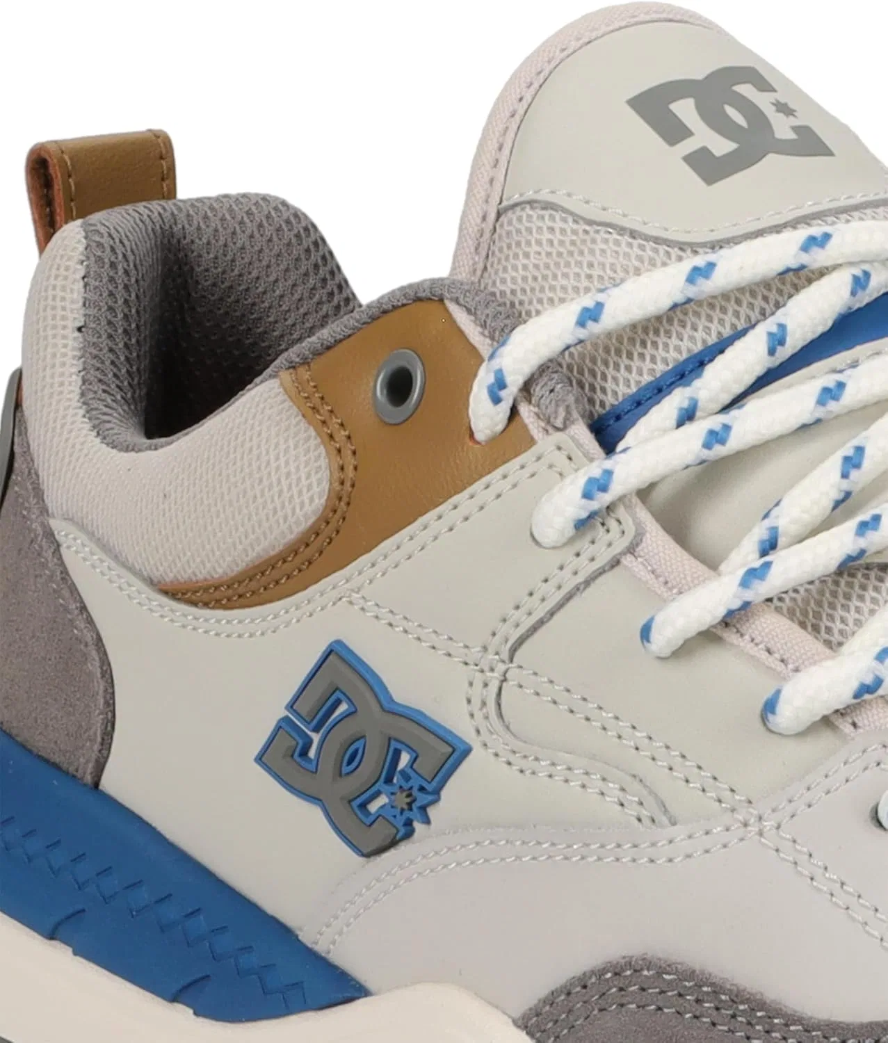 Мужские кроссовки DC Ascend DC Shoes, Grey, Light Brown, Blue — фото 2