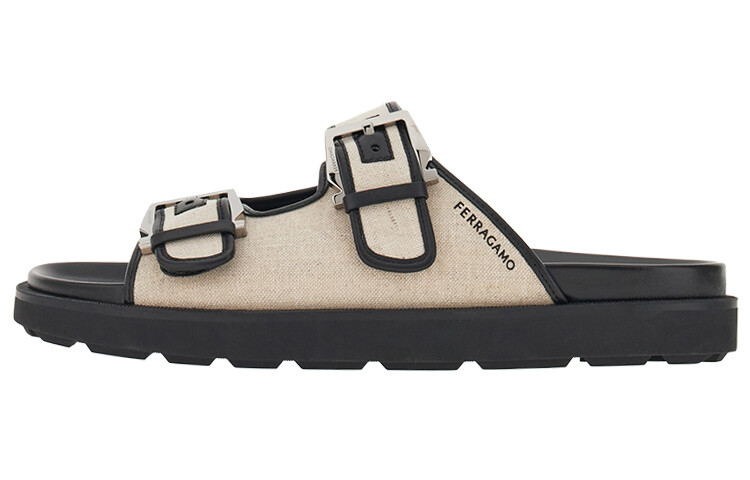 

Шлепанцы мужские бежевые Ferragamo