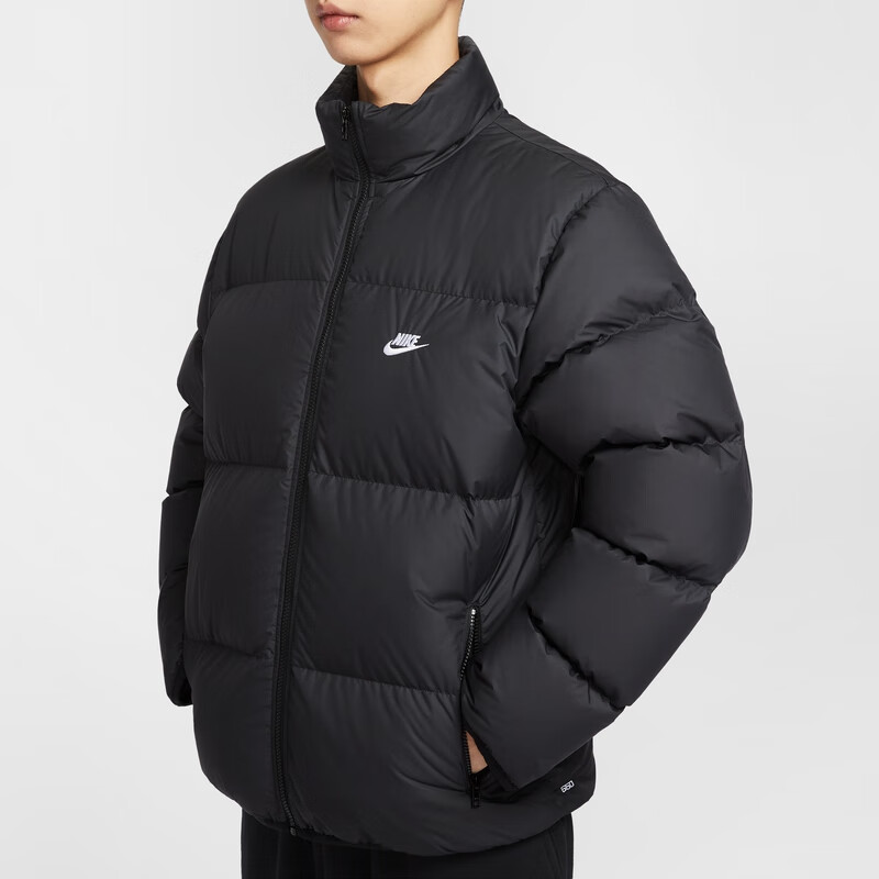 Куртка мужская Sportswear Club Therma FIT Nike, черно-белый — фото 4