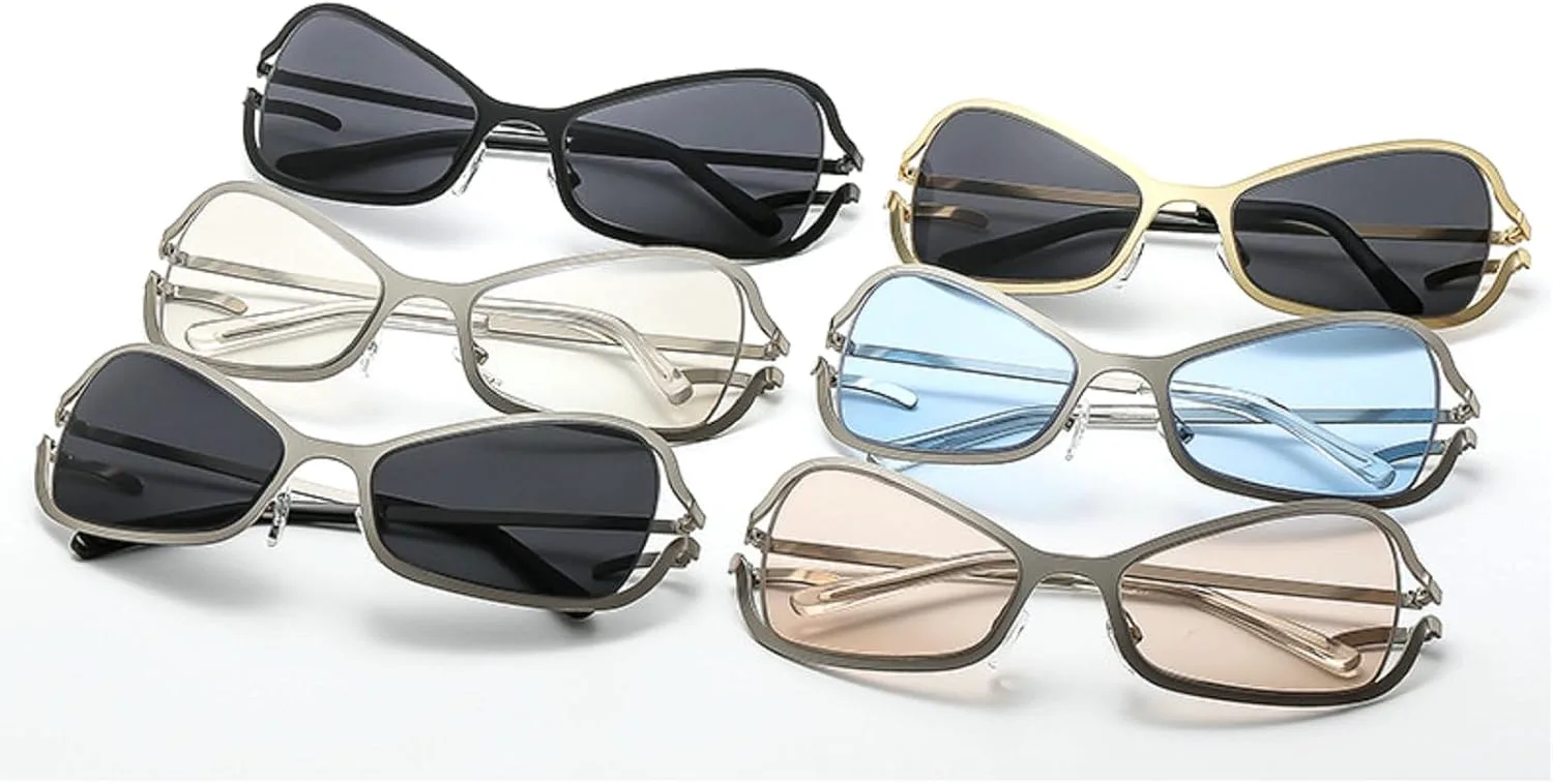 

Солнцезащитные очки «кошачий глаз» для женщин, модель 2025, роскошные металлические солнцезащитные очки в винтажном стиле, защита от ультрафиолета UV400 mincl, C4