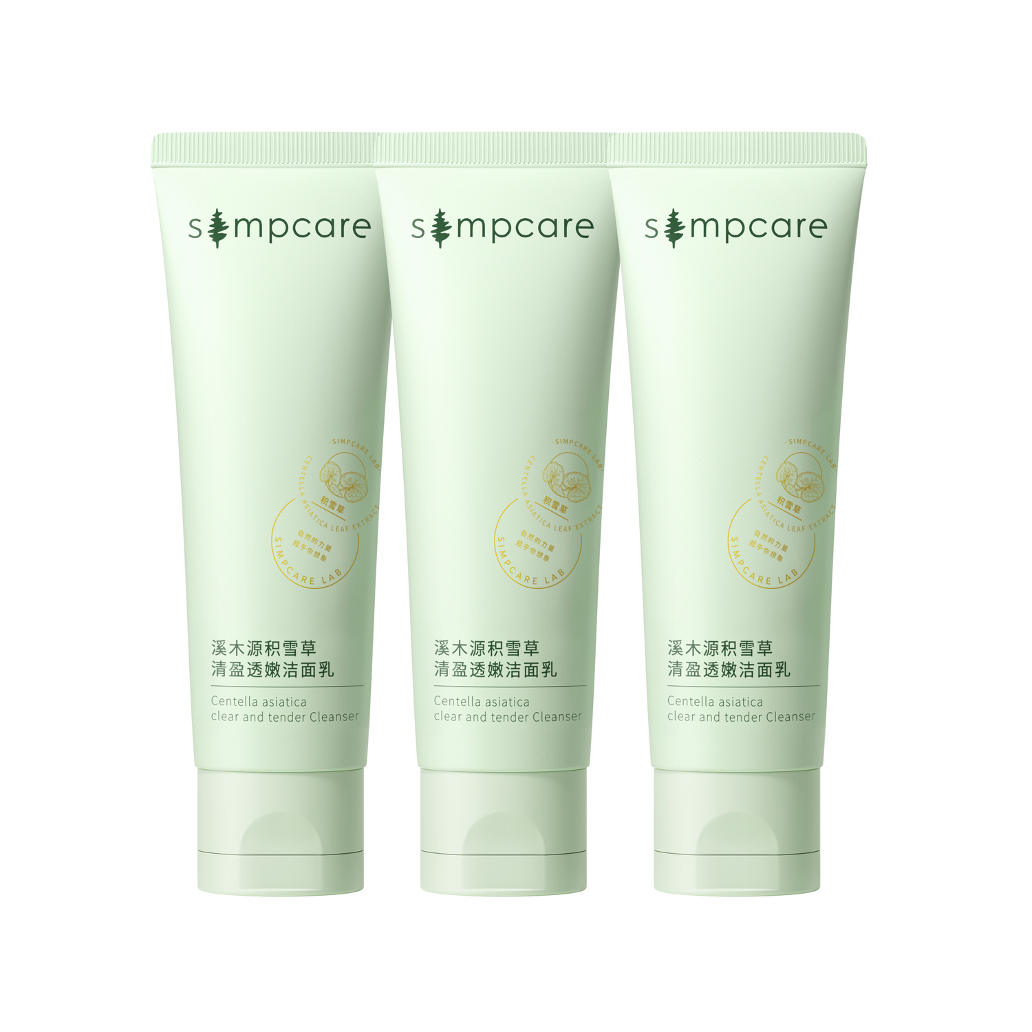 

Чистящие средства унисекс Simpcare, centella asiatica cleanser 80g*3