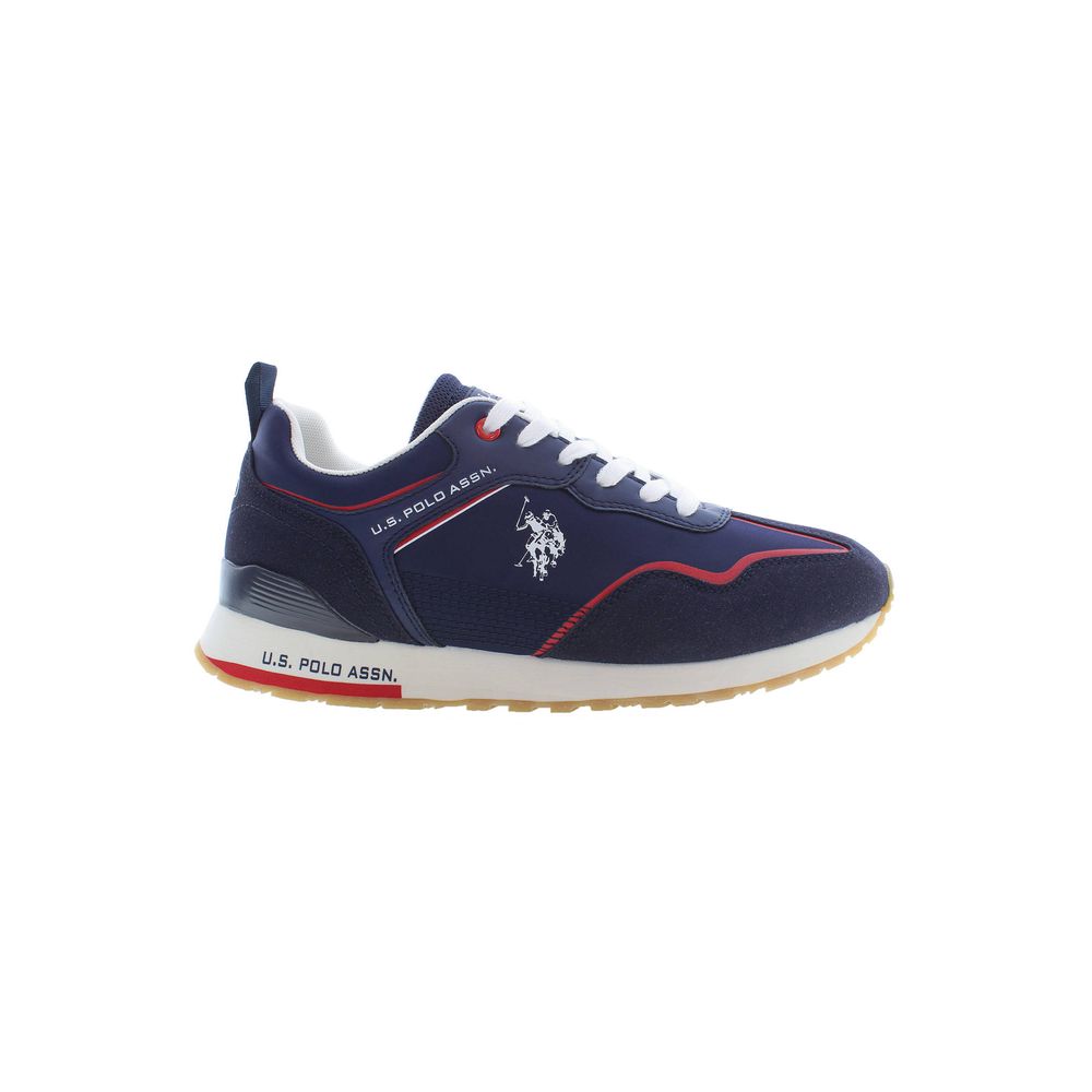 

Синие кроссовки из полиэстера U.S. Polo Assn., синий
