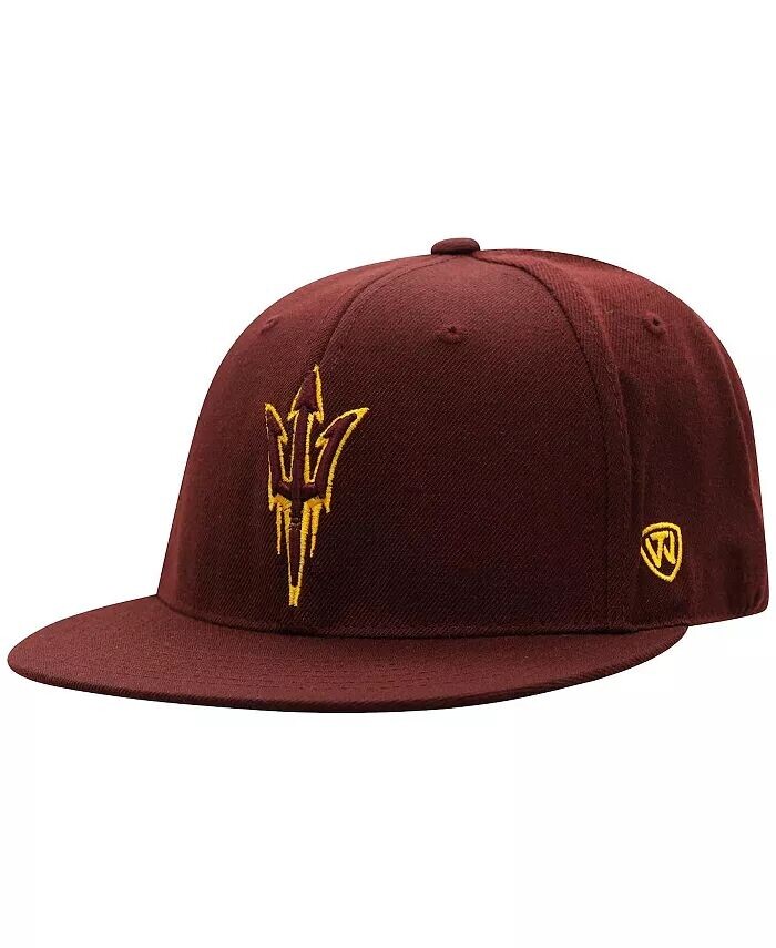 

Мужская темно-бордовая приталенная шляпа цвета Arizona State Sun Devils Team Top Of The World