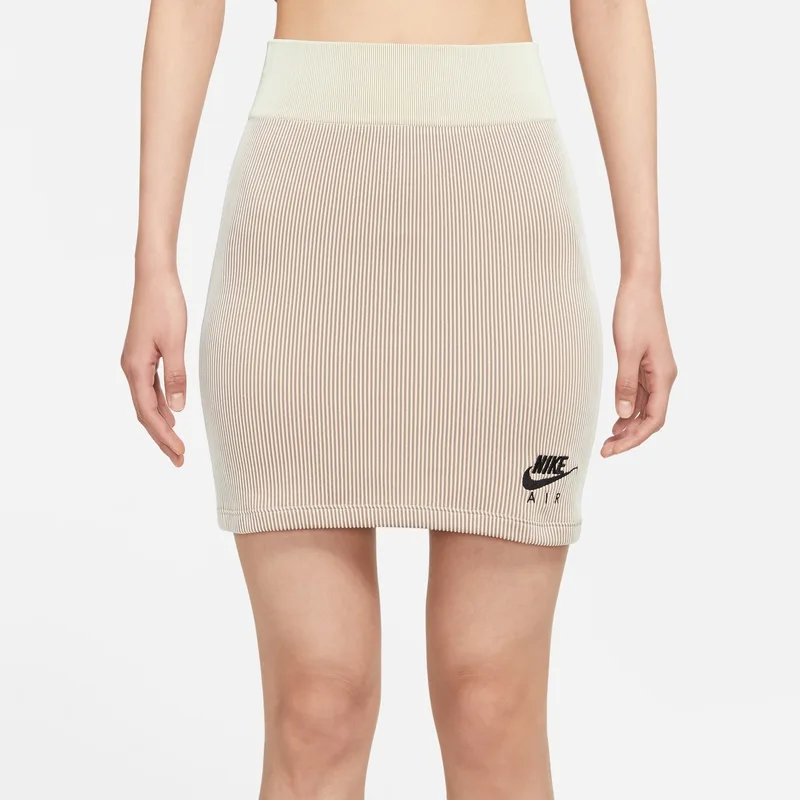 Nike Повседневная короткая юбка женская Coconut Milk/Black — фото 4