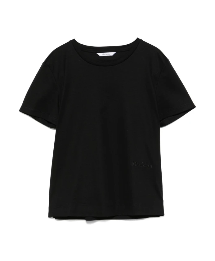 

Черная женская футболка, элегантный стиль. Max Mara, черный