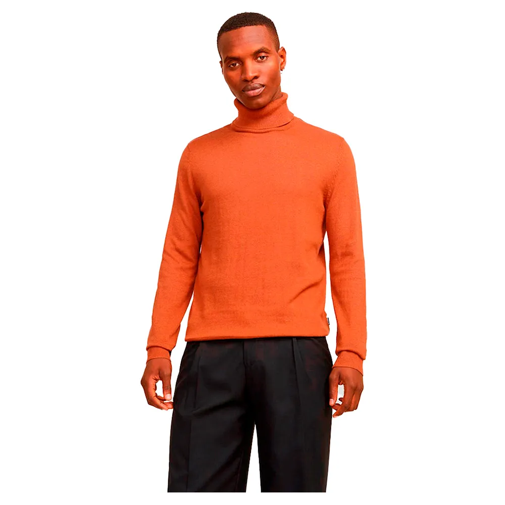 

Свитер Jack & Jones Emil Knit High Neck, оранжевый/коричневый