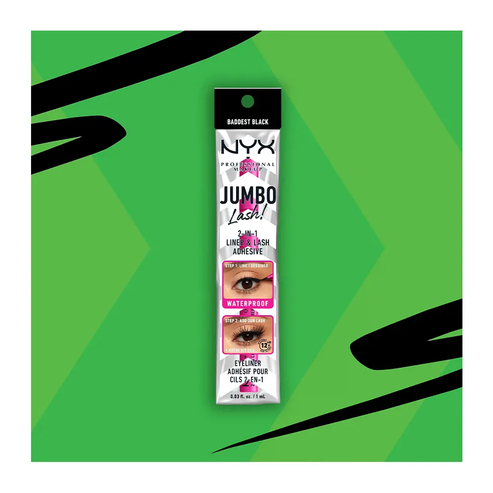 Карандаш для глаз Jumbo 2In1 Eyeliner And False Eyelash Adhesive Nyx Professional Make Up, 8 гр — фото 3