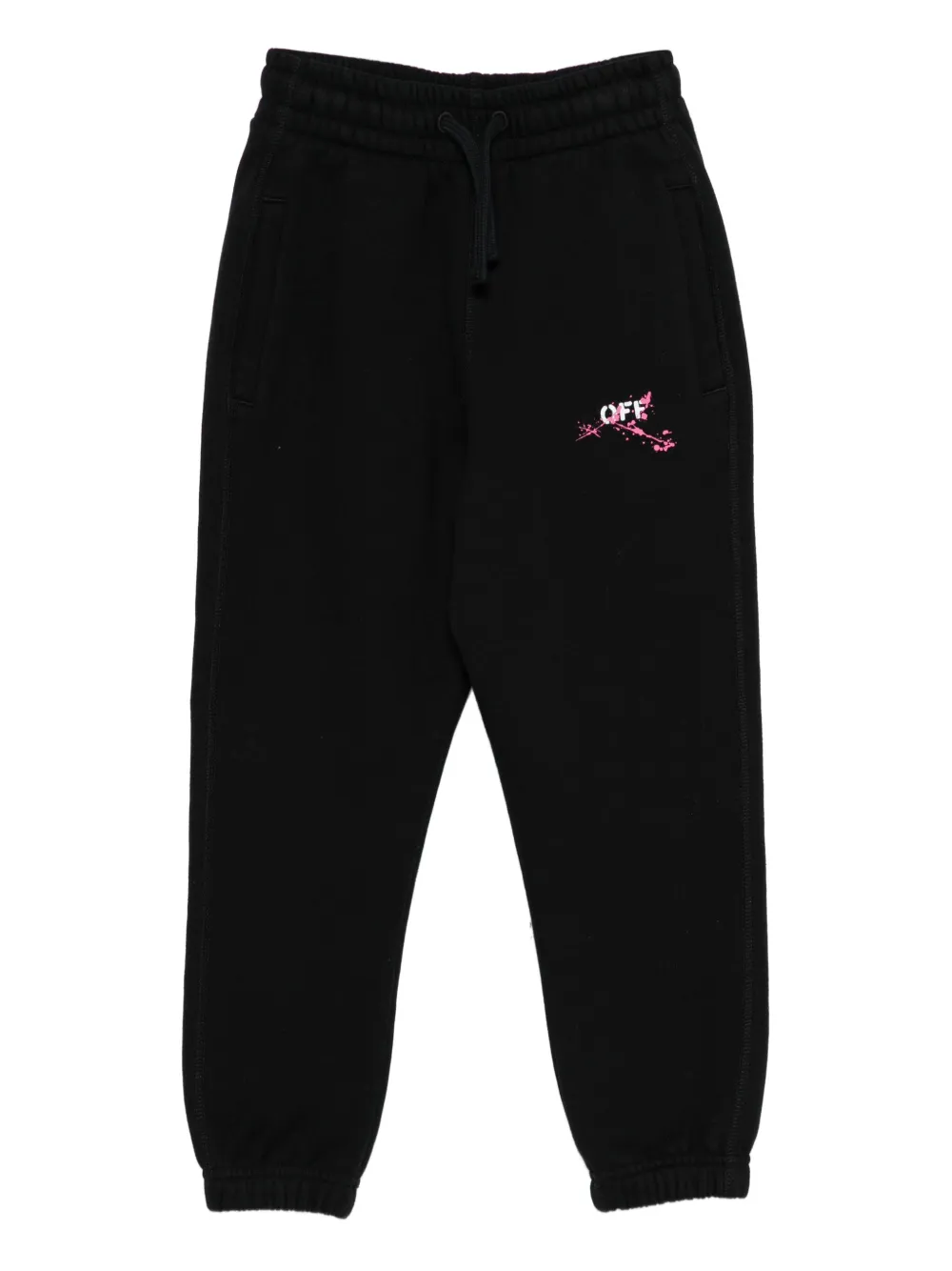 

Спортивные штаны с логотипом OFF-WHITE KIDS, черный