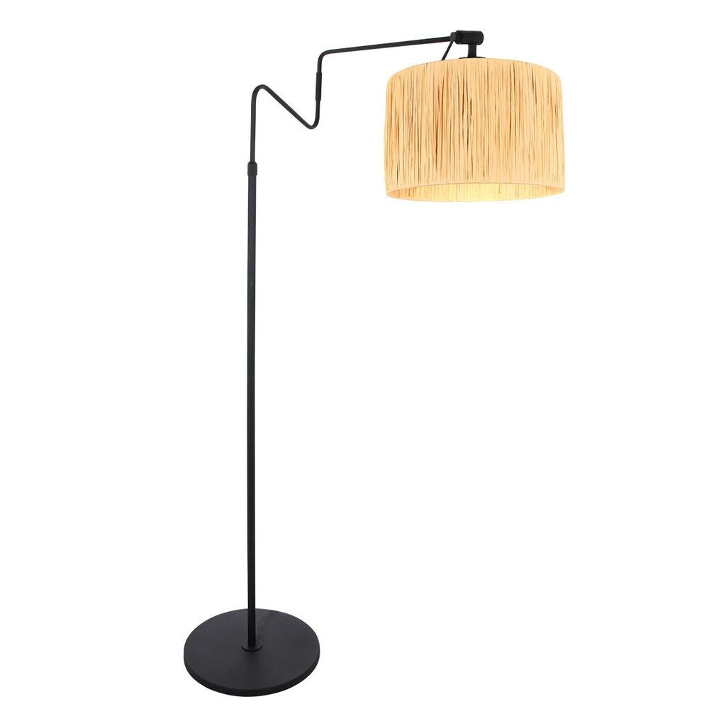 

Торшер Steinhauer Linstrøm 1-лампочка черный матовый/дерево 50-85x30см