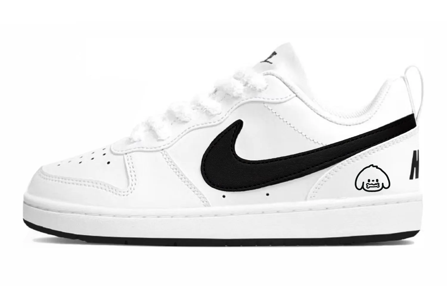 Nike Court Borough 2 Low top Skateboard Shoes Black Unisex