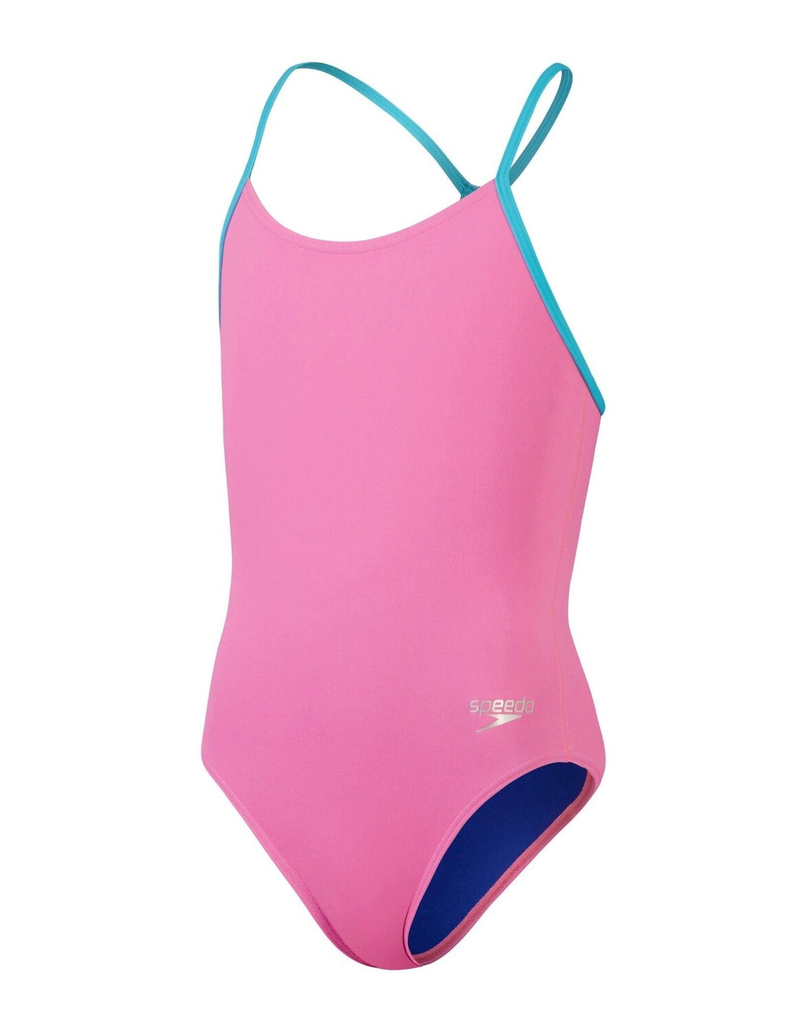 

Купальник Solid Lane Line Back по всей длине - Розовый/Синий Speedo, розовый