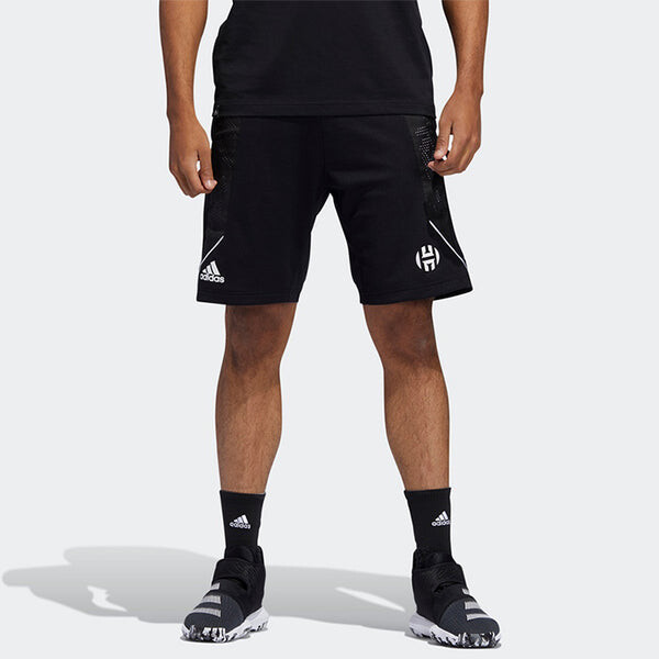 Шорты hrd c365 лозунг баскетбольные шорты мужские Adidas, черный — фото 3