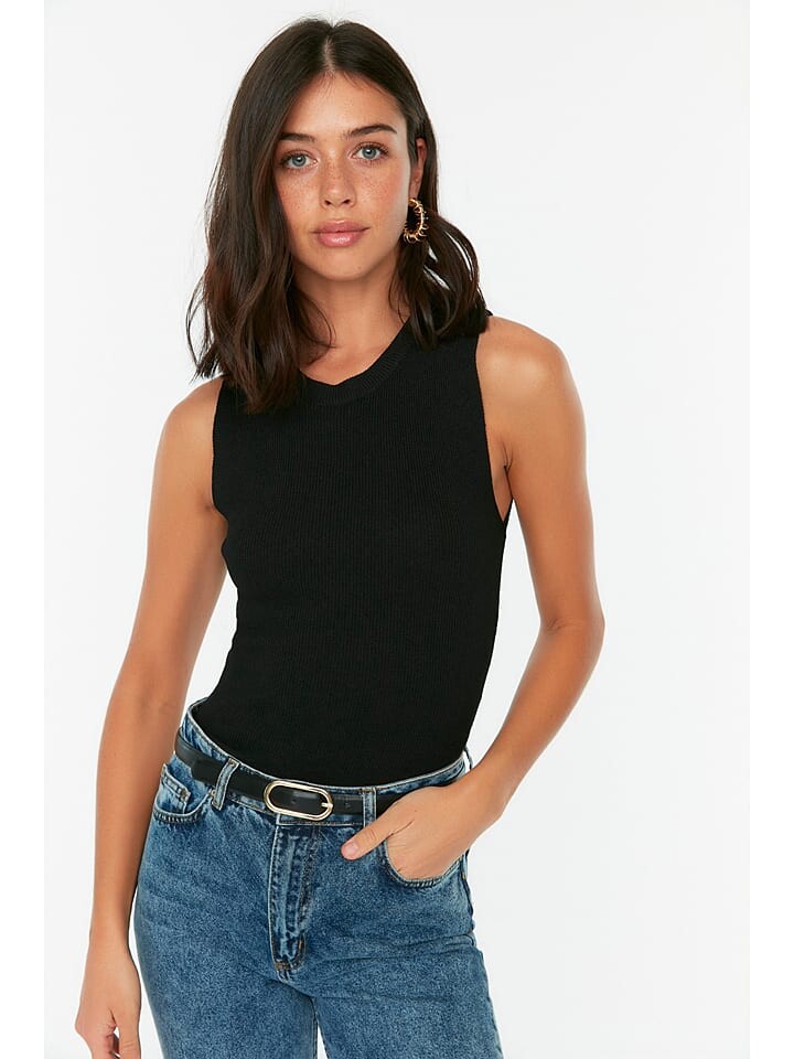 

Топ trendyol, черный