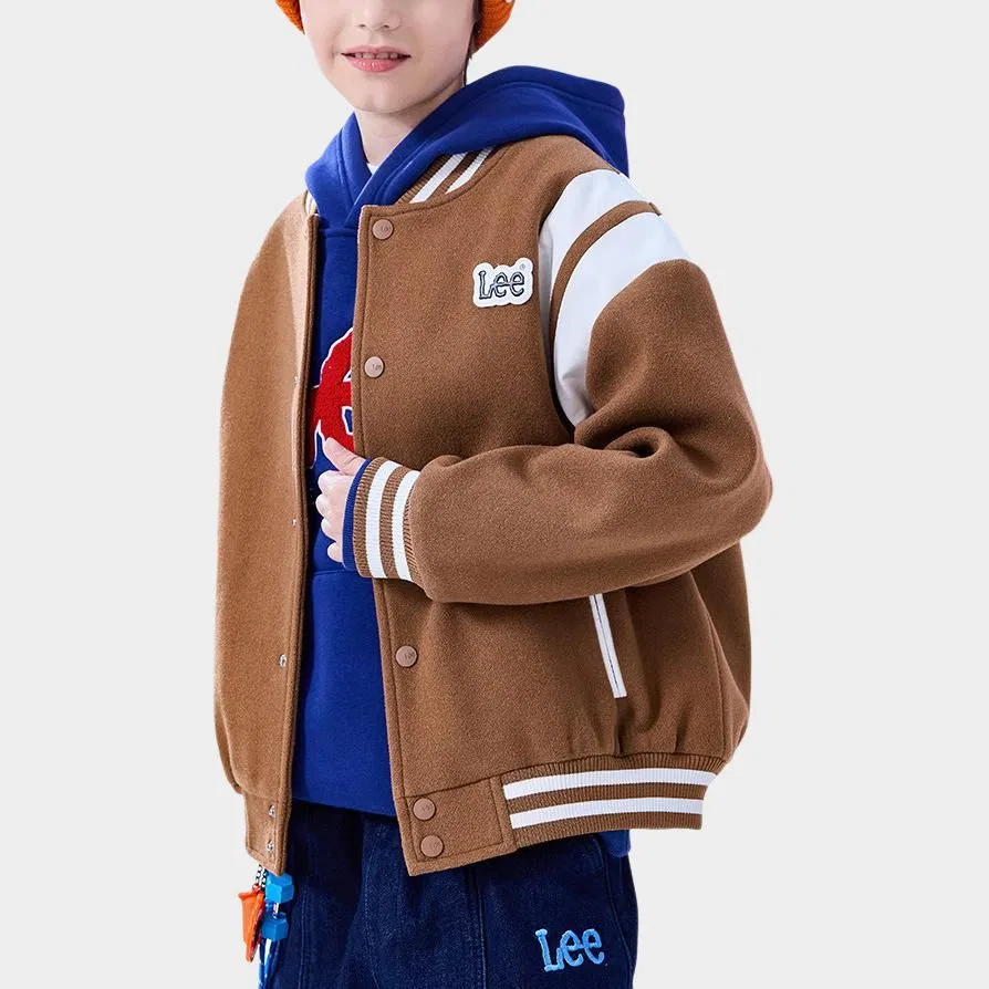 Бейсбольная джерси LEE KIDS кофе — фото 4