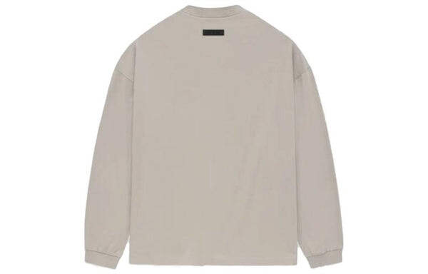 Футболка fw23 long sleeve tee 'silver cloud' Fear Of God Essentials, серый — фото 3