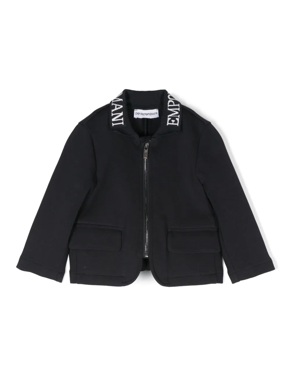 

Блейзер с логотипом Emporio Armani Kids, синий