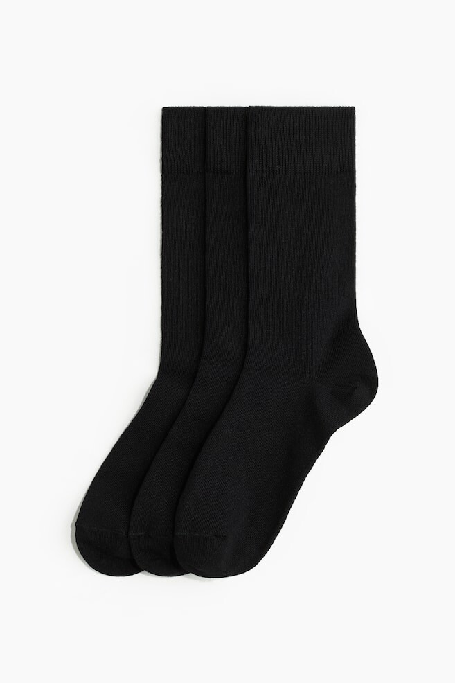 

Комплект из 3 длинных носков Thermolite H&M, черный